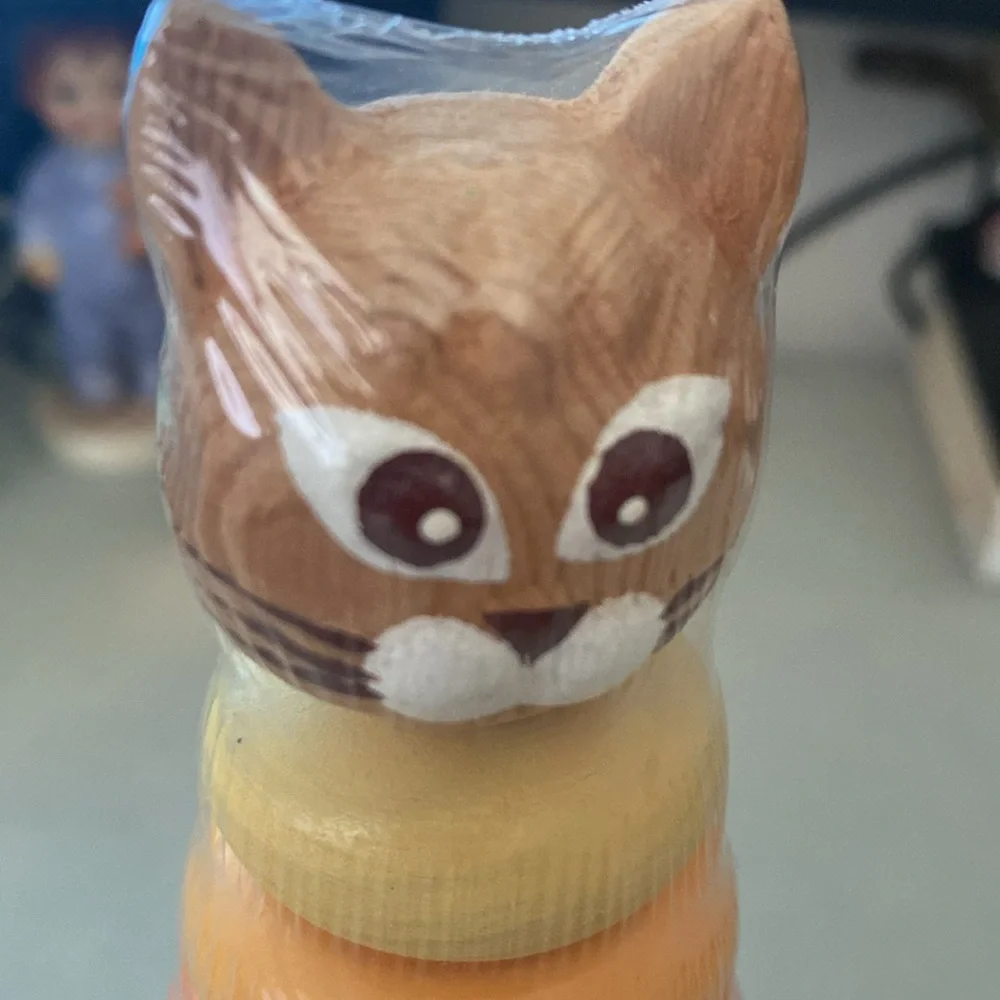 Wooden Stacker Toy Kitten doll